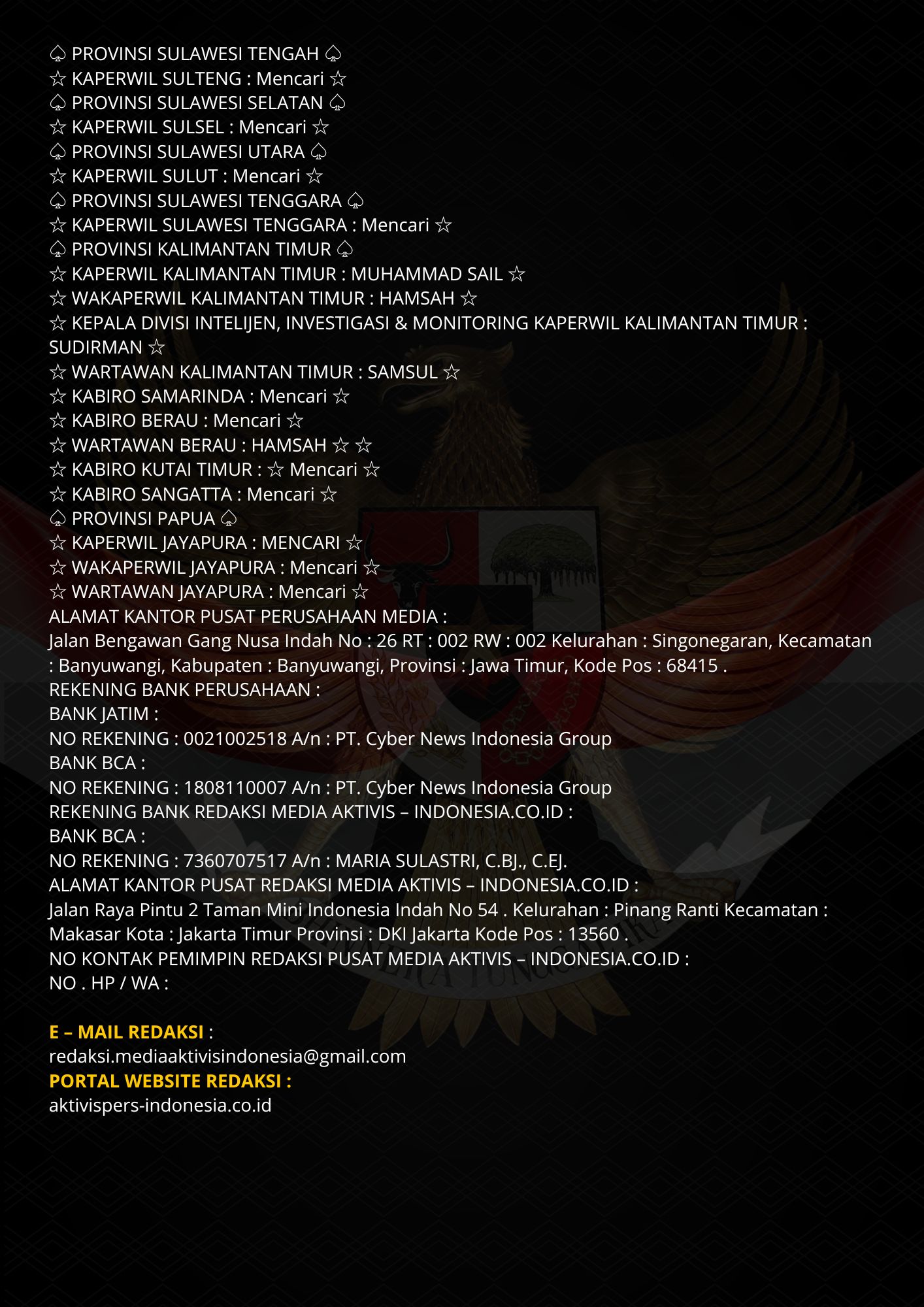 Lembar SK Redaksi Halaman 11